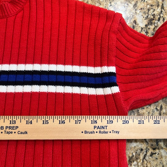 Women’s forever 21 Vintage Style Striped Pattern Cropped sweater size small - Picture 3 of 6